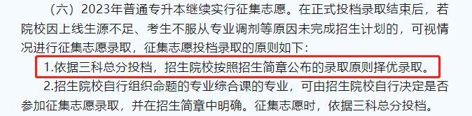 补录志愿能跨专业填报吗？